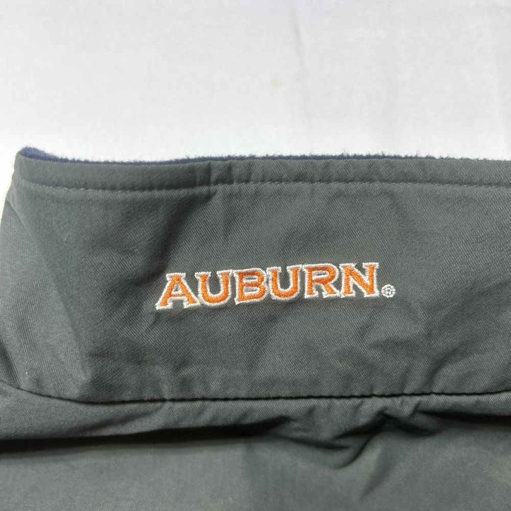 Columbia Auburn University Tigers Jacket Men's XL Blue Full Zip Fleece Excellent